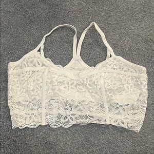 Aerie White Lace Bralette
